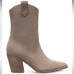 Anthropologie Silent D Munchy Western Pointed Toe Boot Size 37